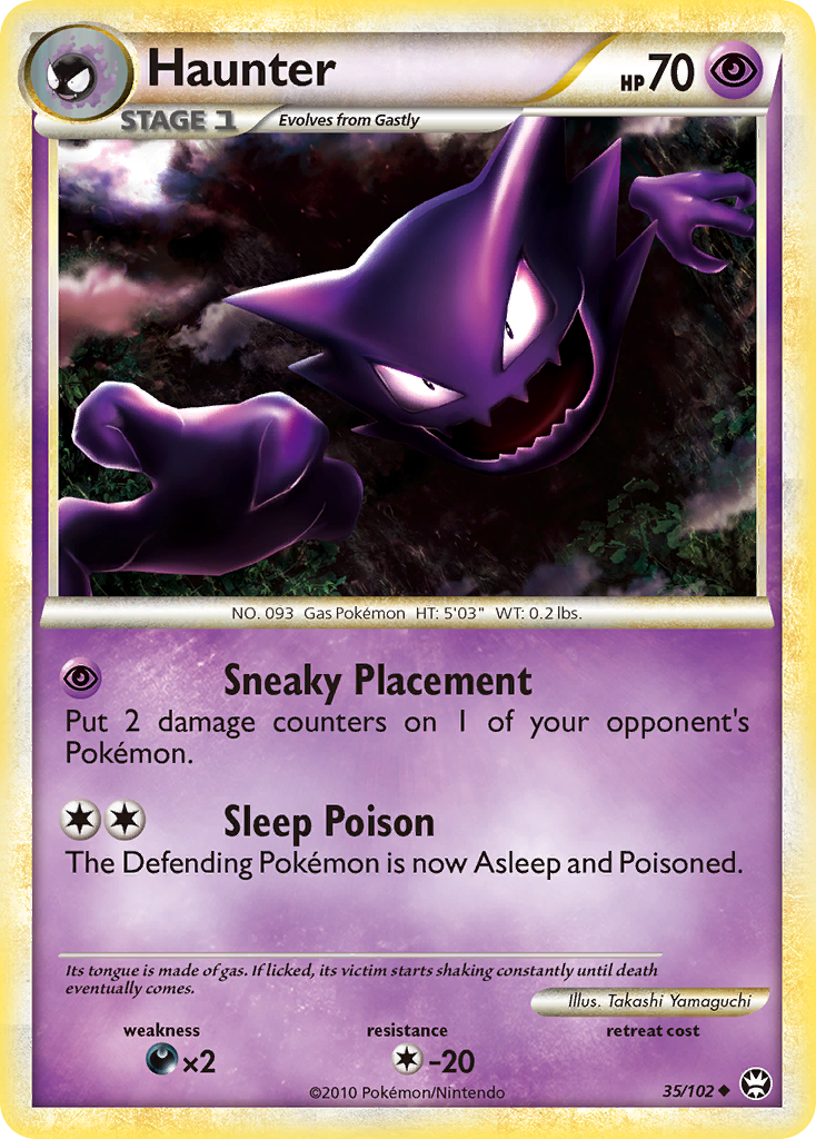 Haunter (35/102) - HS—Triumphant Pokémon Card