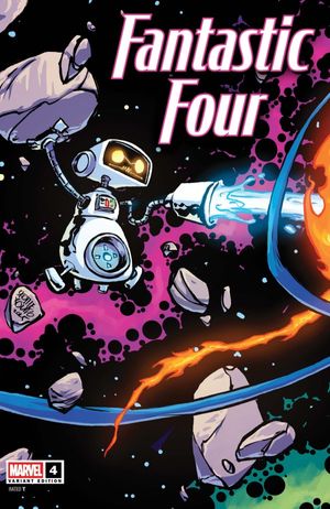 Fantastic Four #4 (Skottie Young 5-Part Connecting Variant)