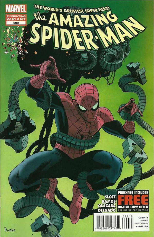 Amazing Spider-Man #699 (2nd Printing)