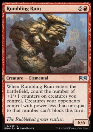 Rumbling Ruin (Ravnica Allegiance) Trading Card