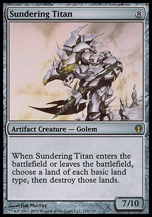 Sundering Titan (Archenemy - decks) Trading Card