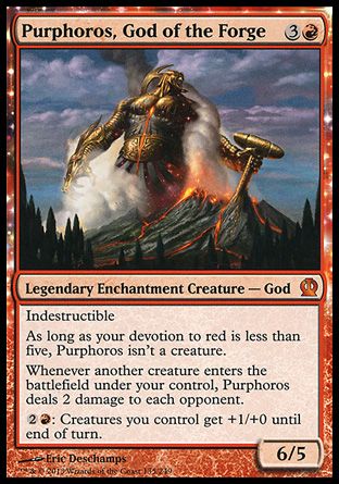 Purphoros, God of the Forge (Theros) Trading Card