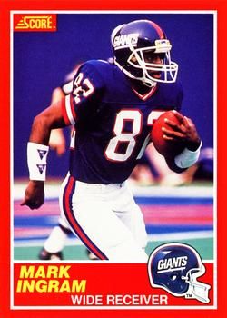 Mark Ingram 1989 Score #204 Sports Card