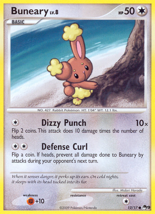 Buneary (12/17) - POP Series 9 Pokémon Card