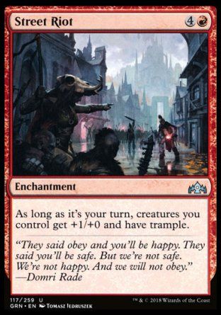 Street Riot (Guilds of Ravnica) Trading Card