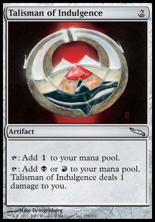 Talisman of Indulgence (Mirrodin) Trading Card