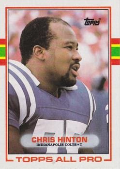 Chris Hinton 1989 Topps #207 Sports Card