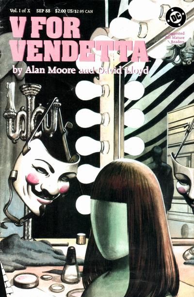 89 in comics USA! V for Vendetta. Da Fumettomania n. 0 (feb. 1990)