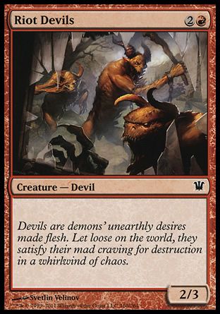 Riot Devils (Innistrad) Trading Card