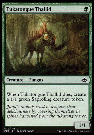 Tukatongue Thallid (Planechase Anthology decks) Trading Card