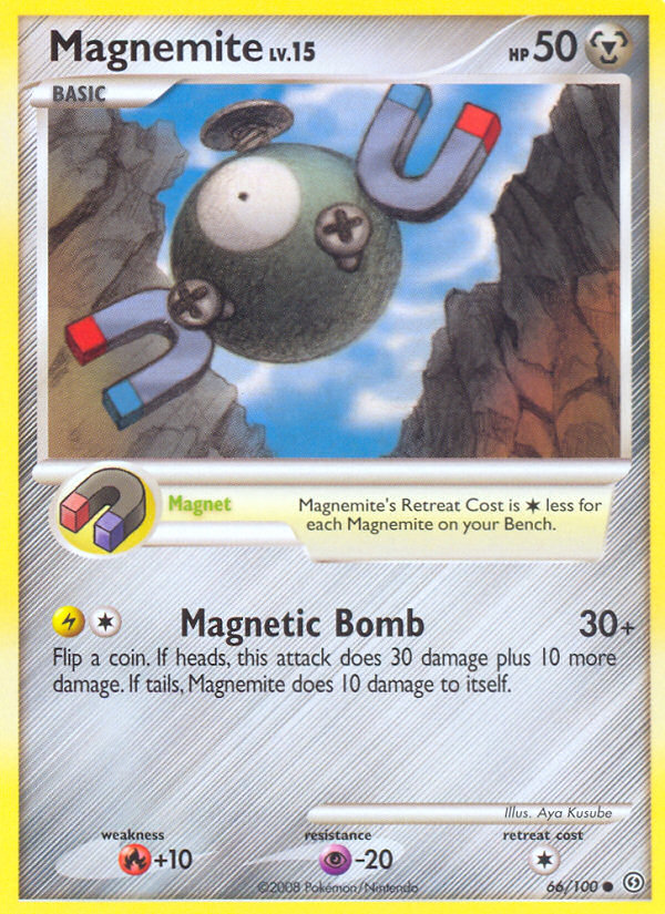 Magnemite (66/100) - Stormfront Pokémon Card