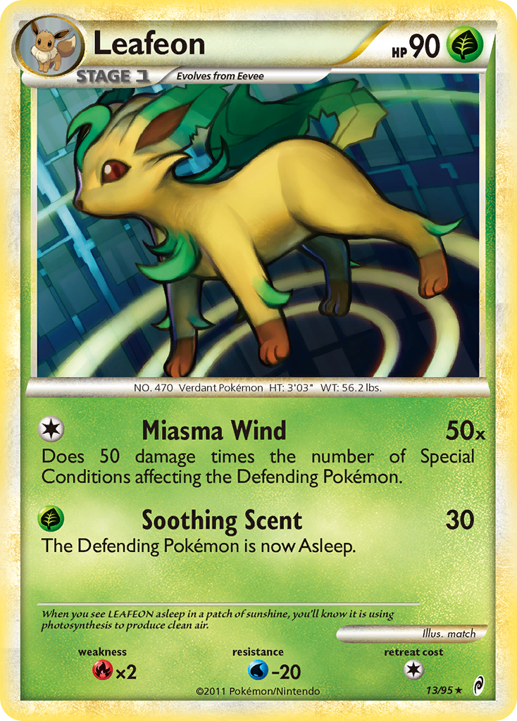 Leafeon (13/95) - Call of Legends Pokémon Card