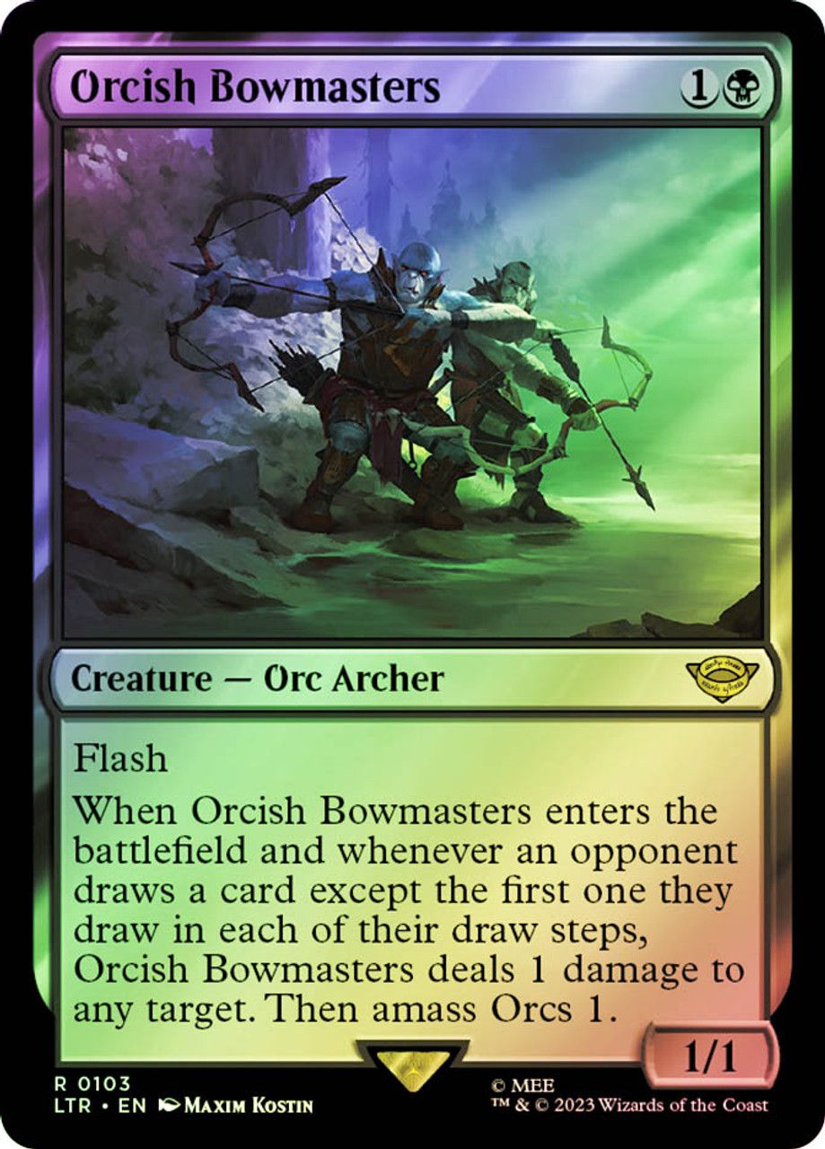 Orcish Bowmasters (The Lord of the Rings - Foil) Trading Card