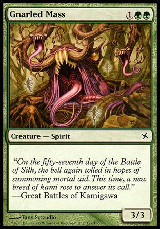 Gnarled Mass (Betrayers of Kamigawa) Trading Card