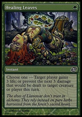 Healing Leaves (Planar Chaos) Trading Card