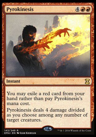 Pyrokinesis (Eternal Masters) Trading Card