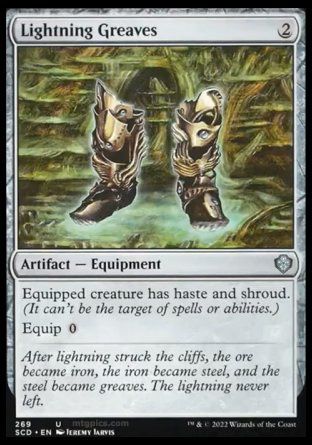 Lightning Greaves (Starter Commander Decks) Trading Card