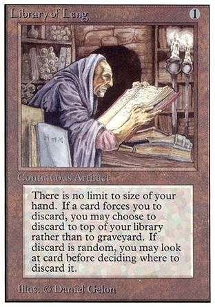 Library of Leng (Unlimited) Trading Card