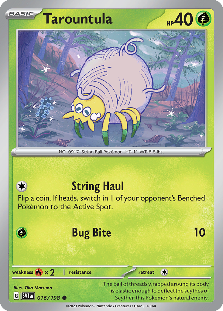 Tarountula (16/198) - Scarlet & Violet Pokémon Card