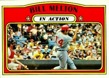 Bill Melton autographed baseball card (Chicago White Sox) 1972 Topps #183