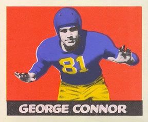 George Connor 1948 Leaf Football #37 Sports Card