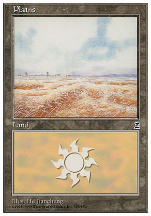 Plains (Portal Three Kingdoms) Trading Card