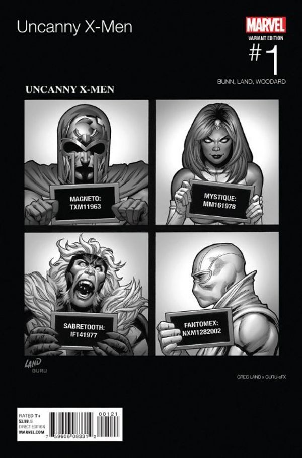 Uncanny X-Men #1 (Land Hip Hop Variant)