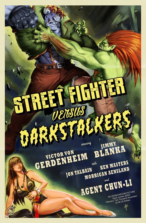 Street Fighter vs. Darkstalkers #0 (Cover C 10 Copy Vriens Cover)