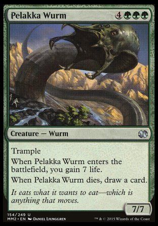 Pelakka Wurm (Modern Masters 2015) Trading Card