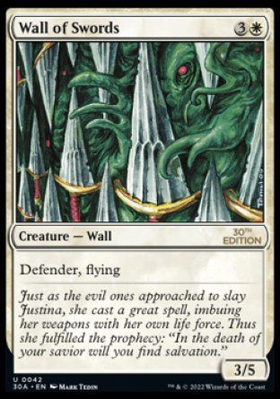Wall of Swords (Magic 30th Anniversary Edition) Trading Card