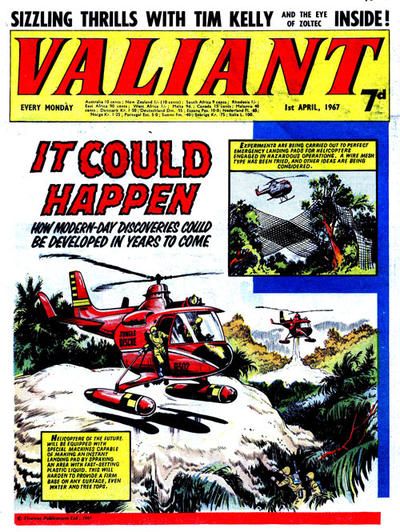 Valiant #1 April 1967 Comic
