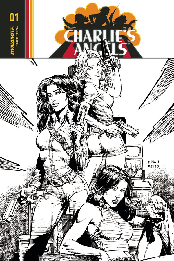 Charlies Angels #1 (Cover F 30 Copy Eisma B&w Cover)