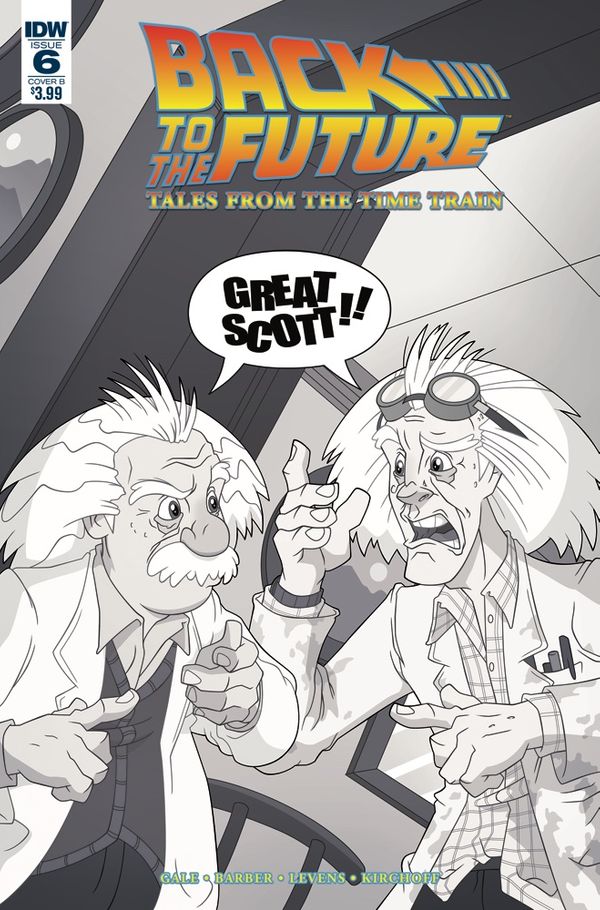 Back To The Future Time Train #6 (Cover B Murphy)