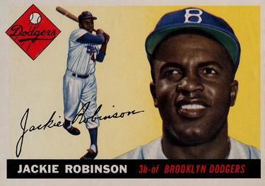 Jackie Robinson 1955 Topps #50 Sports Card