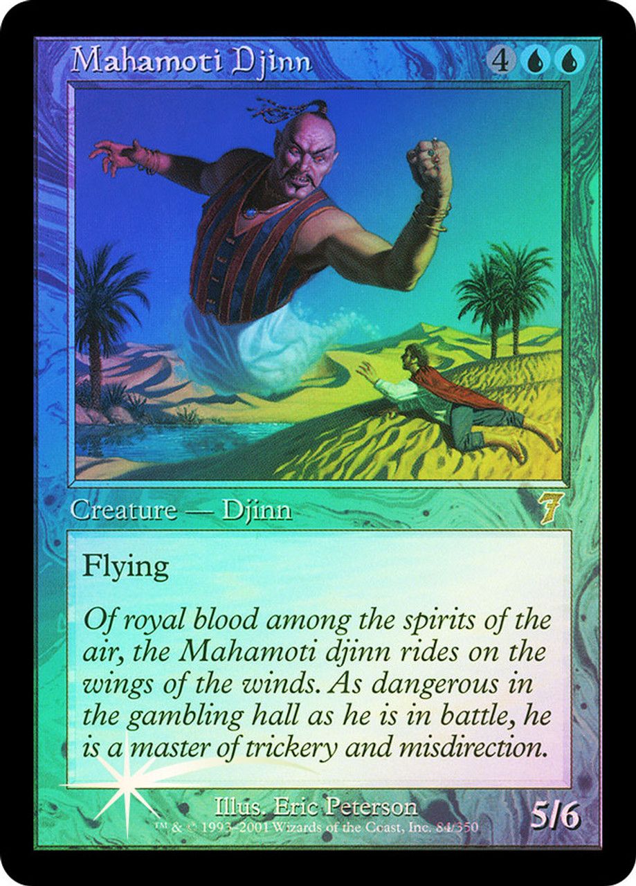 Mahamoti Djinn (7th Edition - Foil) Trading Card