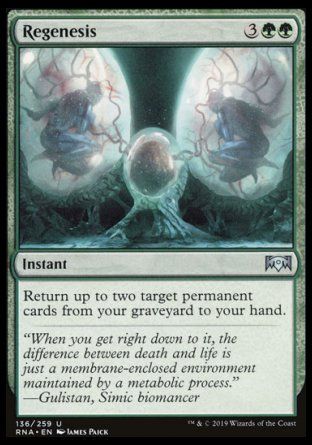 Regenesis (Ravnica Allegiance) Trading Card