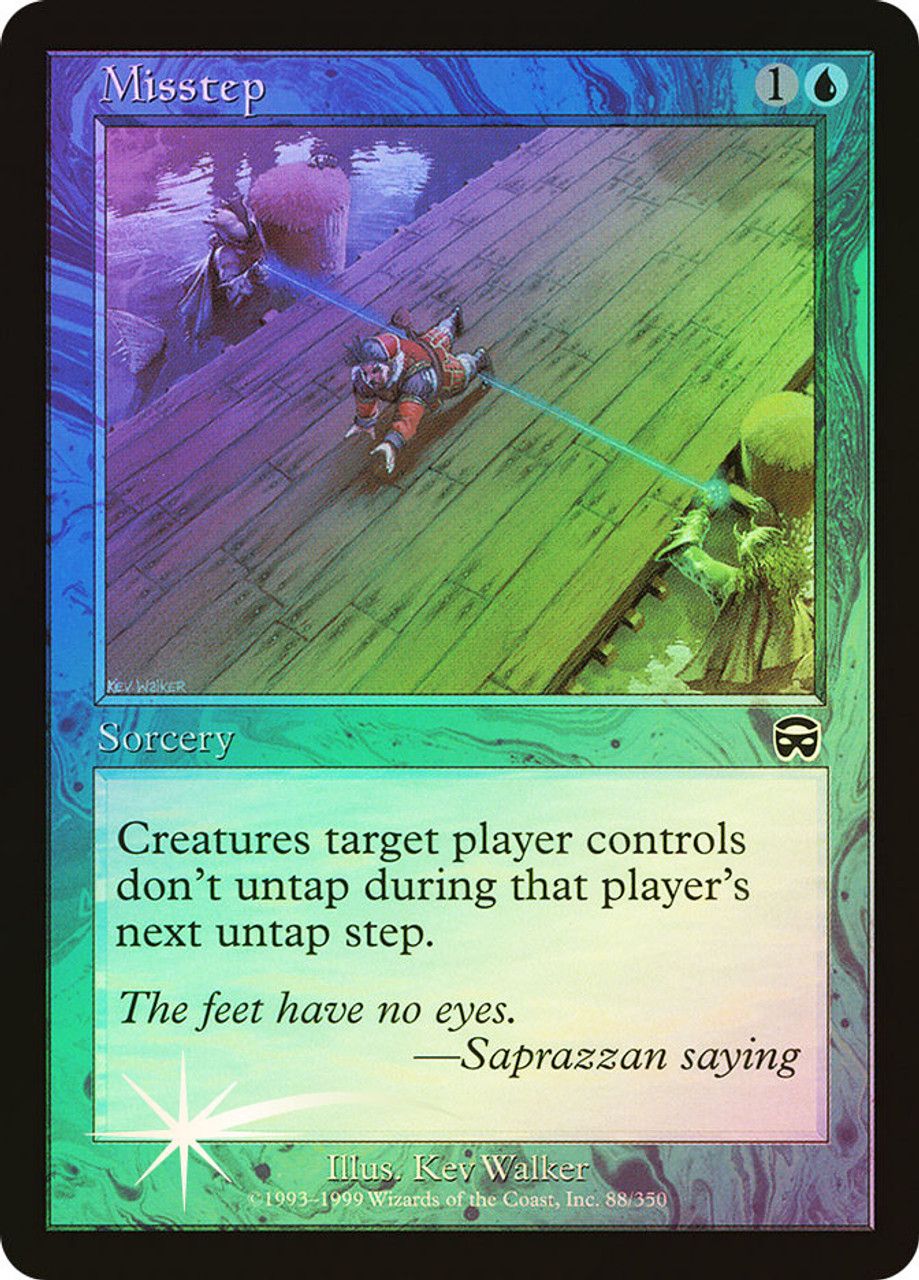 Misstep (Mercadian Masques - Foil) Trading Card