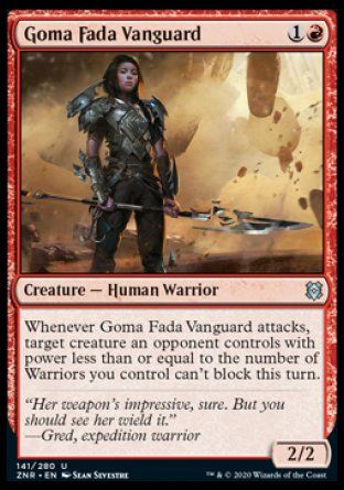 Goma Fada Vanguard (Zendikar Rising) Trading Card