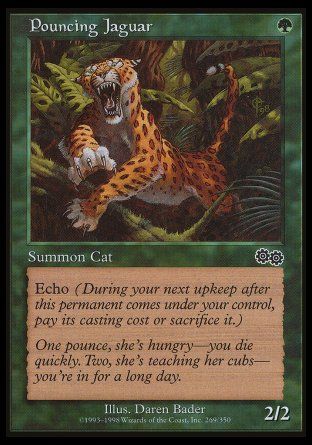 Pouncing Jaguar (Urza's Saga) Trading Card