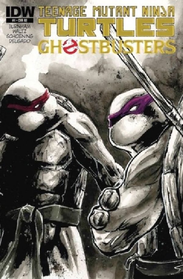 Teenage Mutant Ninja Turtles/Ghostbusters #1 (Virginia Comic Con Gold Foil Variant)