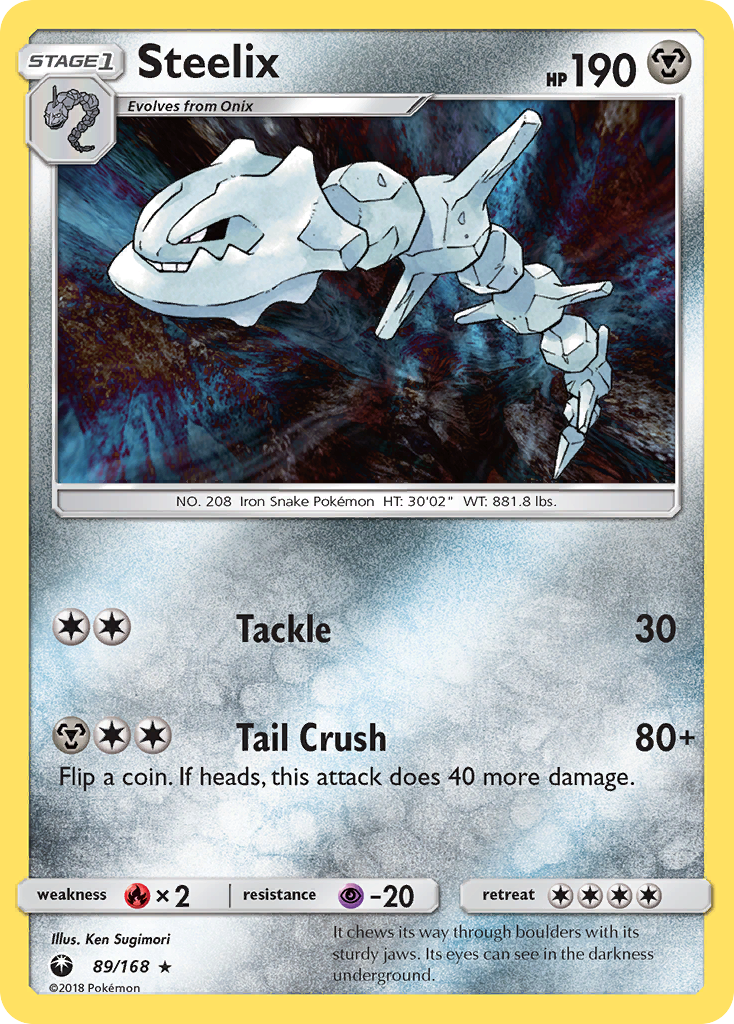 Steelix (89/168) - Celestial Storm Pokémon Card