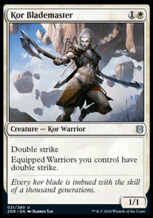 Kor Blademaster (Zendikar Rising) Trading Card