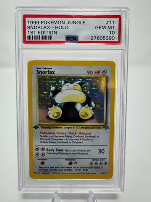 Snorlax (11/64) - Jungle (1st Edition)