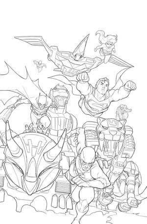 Justice League/Power Rangers #6