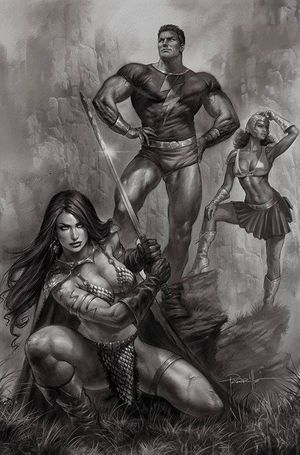 Red Sonja: The Superpowers #1 (50 Copy Parrillo B&w Virgin)