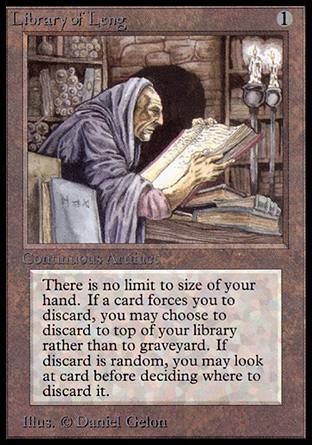 Library of Leng (Alpha) Trading Card