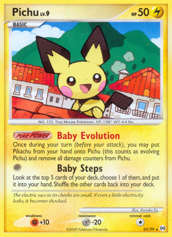 Pichu (25/99) - Arceus Pokémon Card