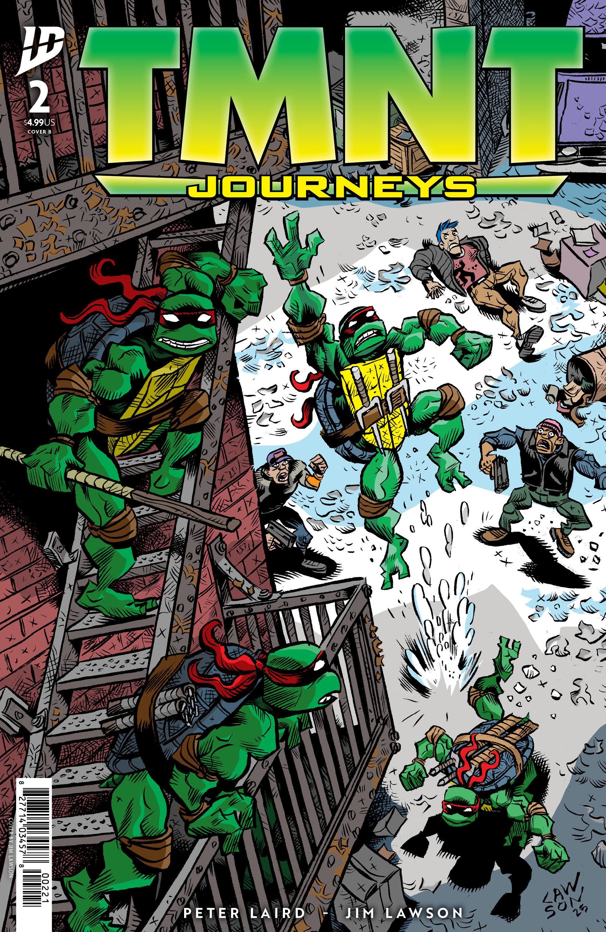 TMNT: Journeys #2 (Variant B Lawson) Comic