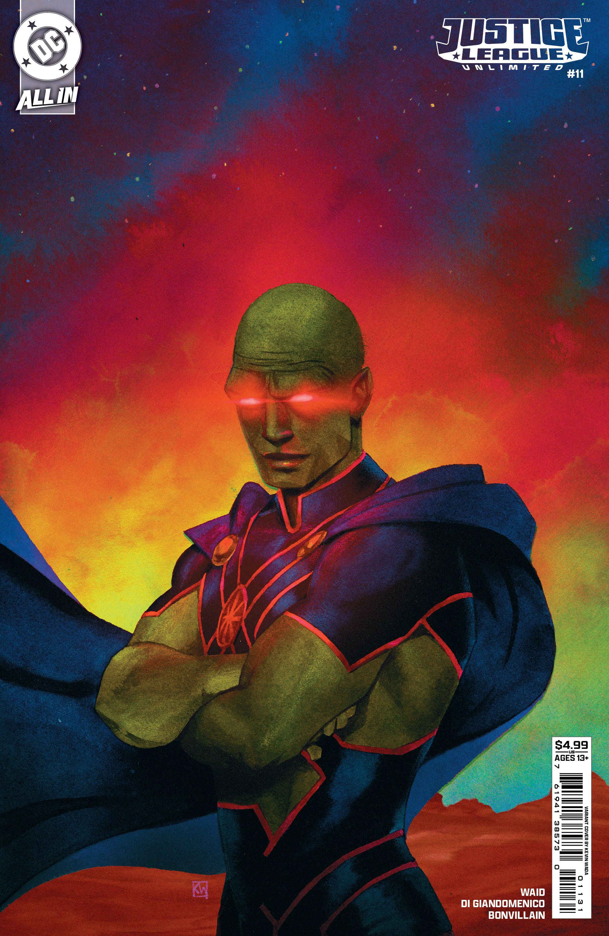 Justice League Unlimited #11 (Cvr C Kevin Wada Card Stock Variant) Comic