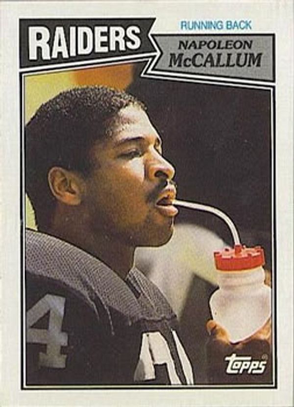 Napoleon McCallum 1987 Topps #216